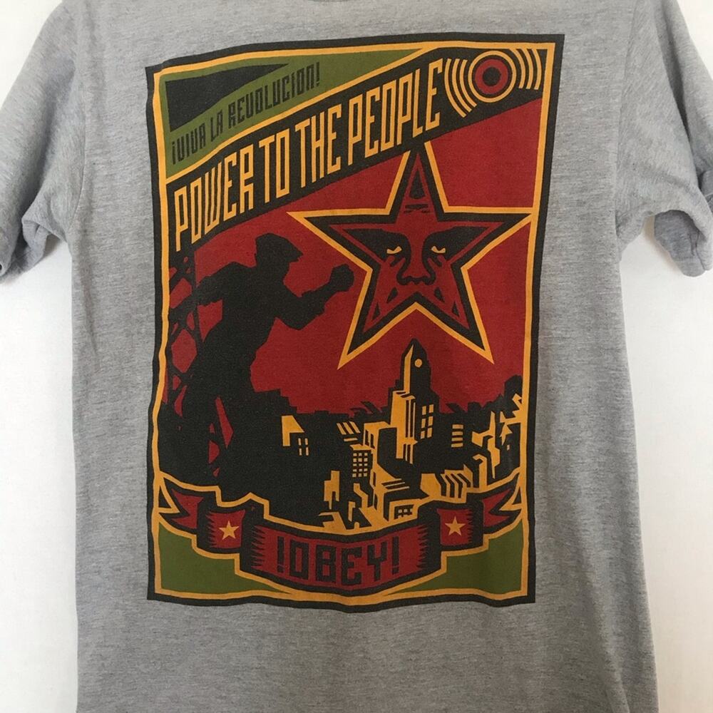 Vintage Obey T-shirt power to‎ the people